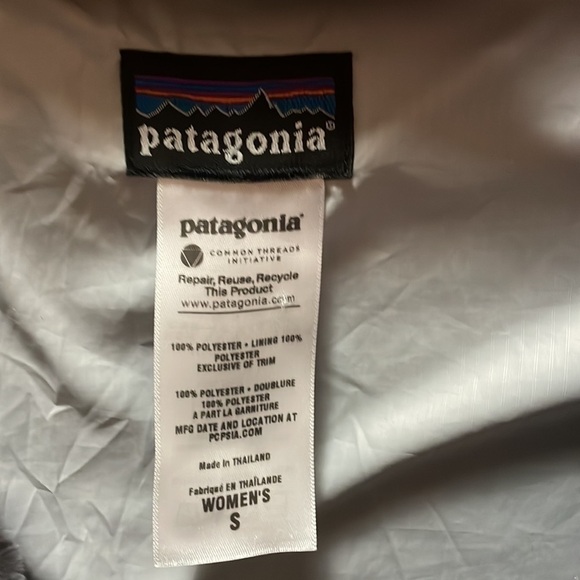 Patagonia Pelage Gray Furry Jacket Size Small - Picture 8 of 9
